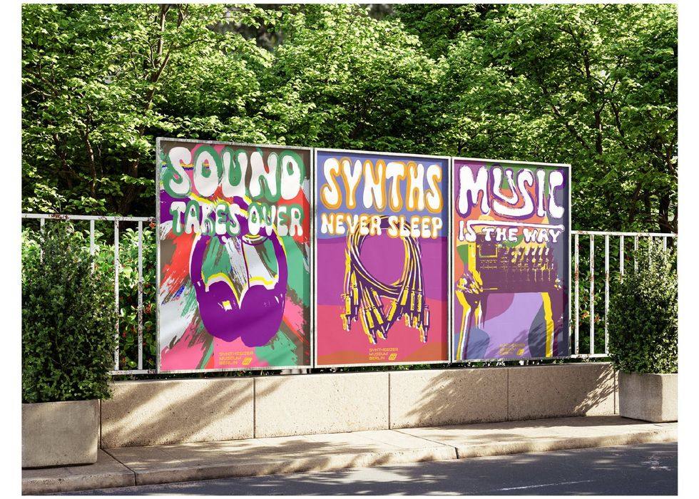 Synthesizer Museum street poster series